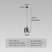 ClearAura - Minimalist Glass Lamp