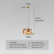 ClearAura - Minimalist Glass Lamp