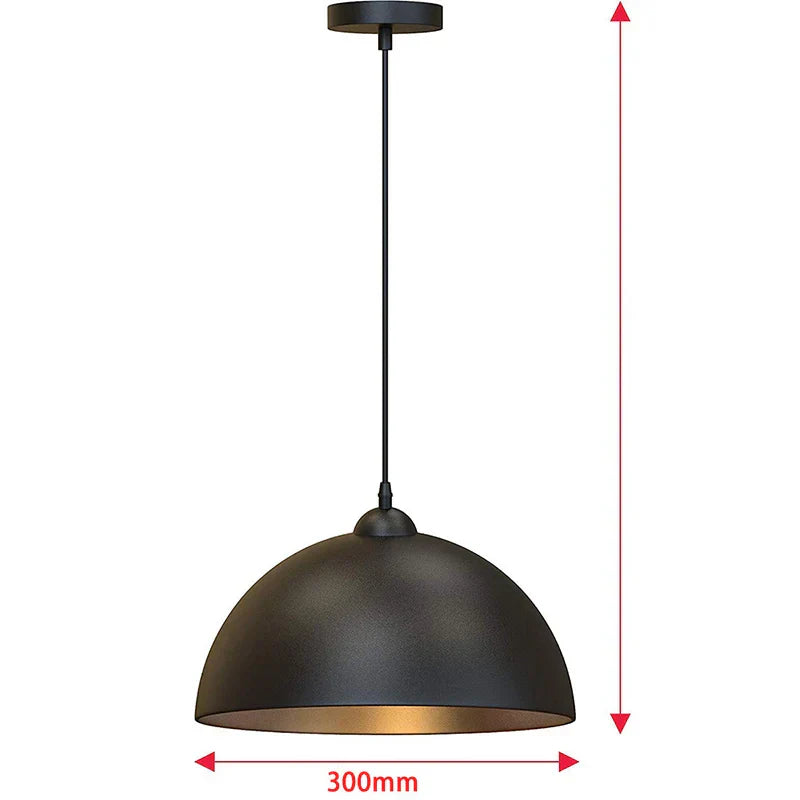 DomeGlow - Pendant Light with Dome-shaped Shade