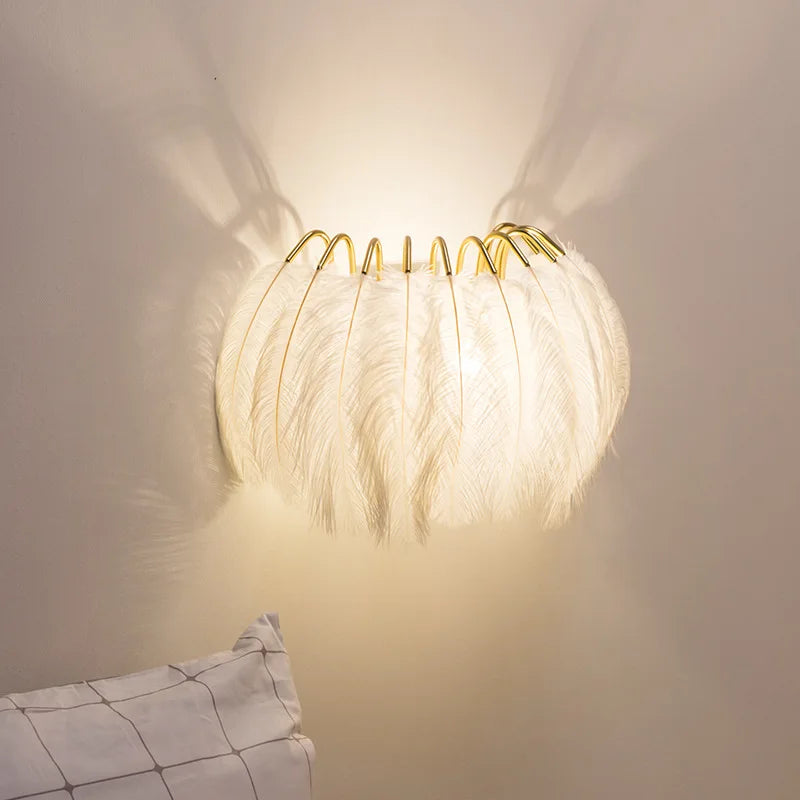 QuillShine - Feather Wall Lamp