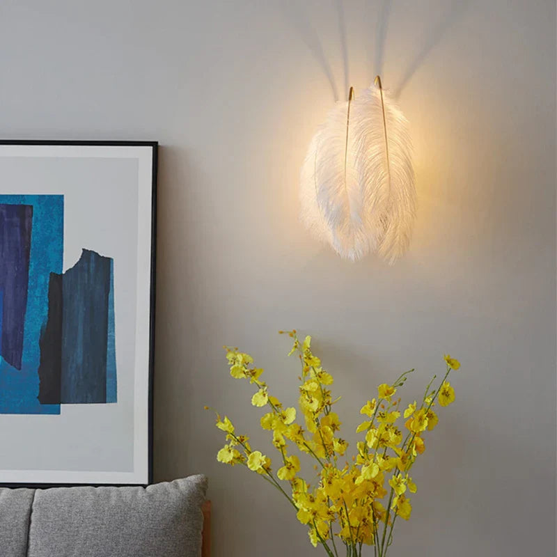 QuillShine - Feather Wall Lamp