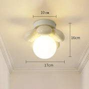 FloraAura - Ceiling Light with Scandinavian Flowers