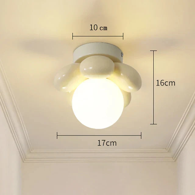 FloraAura - Ceiling Light with Scandinavian Flowers