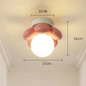 FloraAura - Ceiling Light with Scandinavian Flowers