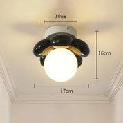 FloraAura - Ceiling Light with Scandinavian Flowers