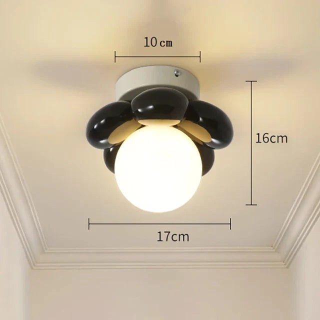 FloraAura - Ceiling Light with Scandinavian Flowers