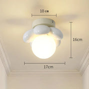 FloraAura - Ceiling Light with Scandinavian Flowers