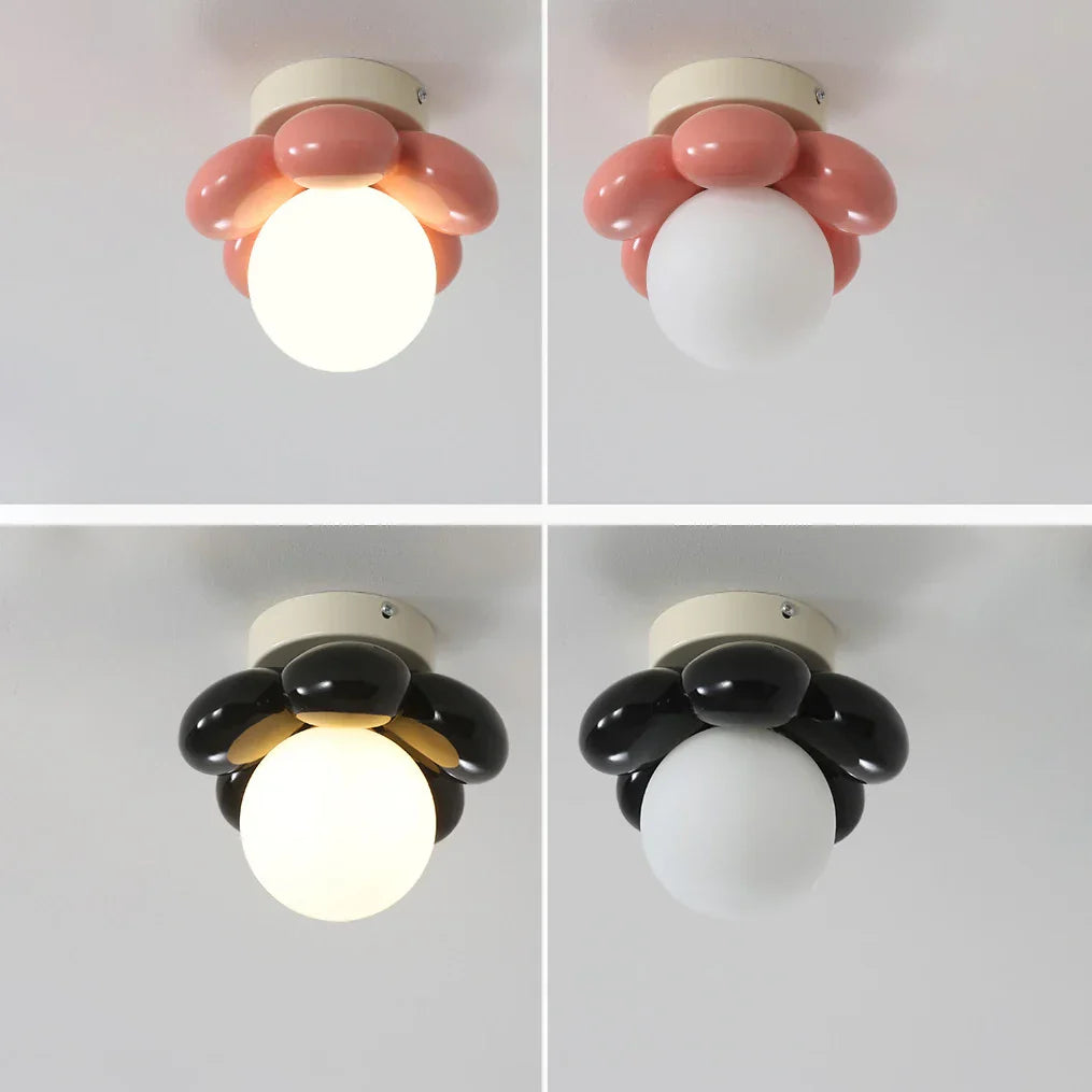 FloraAura - Ceiling Light with Scandinavian Flowers