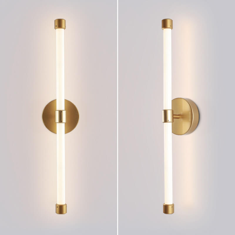 Lumiglo - Modern minimalist tubular LED wall lamp made of acrylic