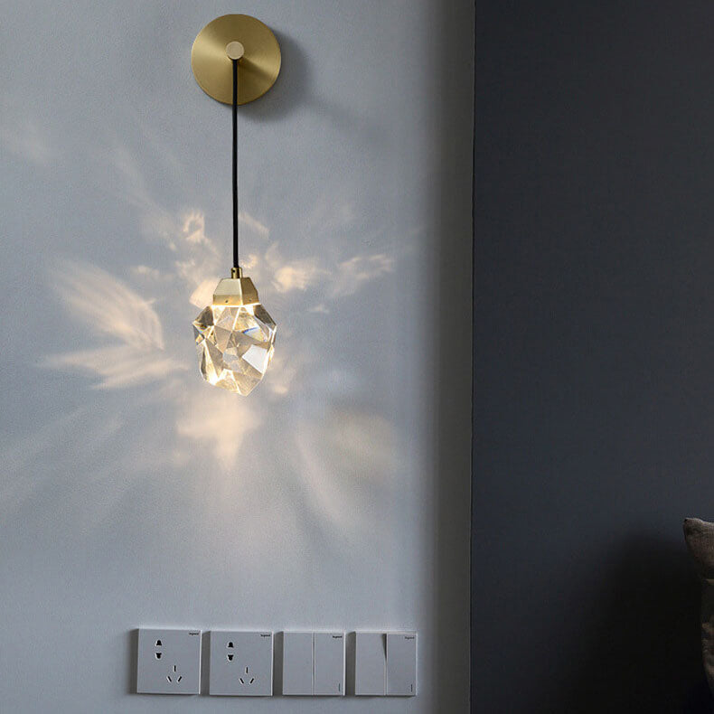 LuxorLicht - Modern wall lamp with crystals and LED lighting