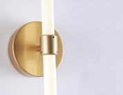 Lumiglo - Modern minimalist tubular LED wall lamp made of acrylic