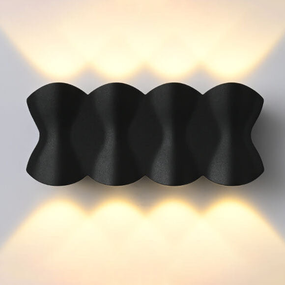 Solara - Modern waterproof LED outdoor wall lights made of aluminium