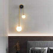 GloedGlas - Stylish Glass Wall Light with 2 Lights