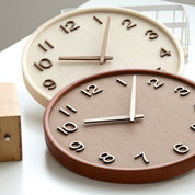 GlowWood - Stylish Wooden Wall Clock for Home