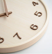 GlowWood - Stylish Wooden Wall Clock for Home