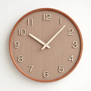 GlowWood - Stylish Wooden Wall Clock for Home