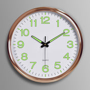 LightSilence - Silent Classroom Wall Clock with LED Lighting 12 inch