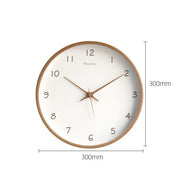 Simple Analogue Solid Wood Wall Clock for Home - Timeless and Elegant!