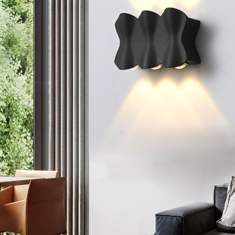 Solara - Modern waterproof LED outdoor wall lights made of aluminium