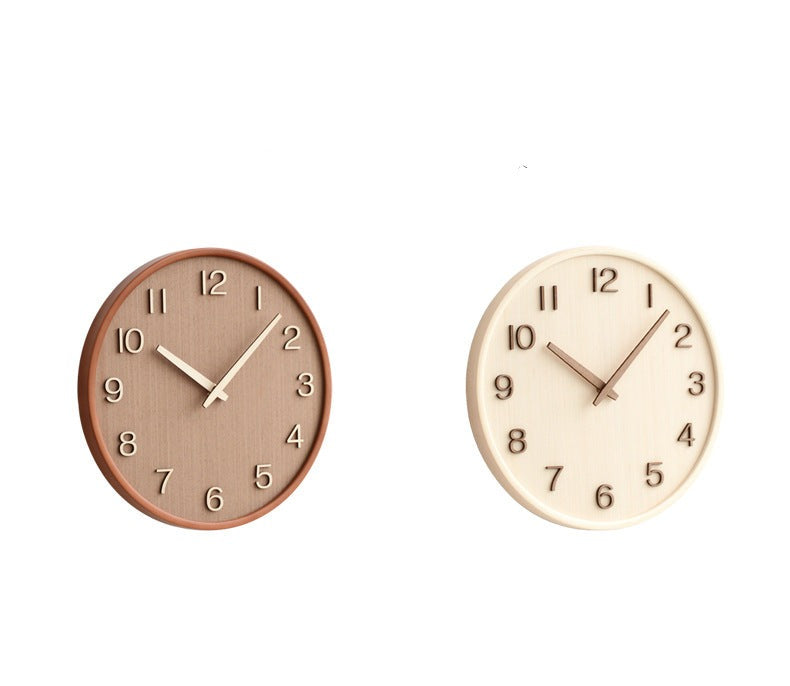 GlowWood - Stylish Wooden Wall Clock for Home