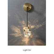 LuxorLicht - Modern wall lamp with crystals and LED lighting