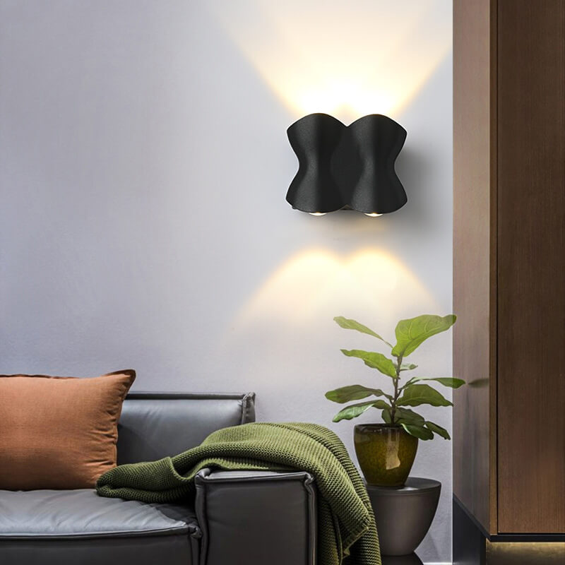 Solara - Modern waterproof LED outdoor wall lights made of aluminium