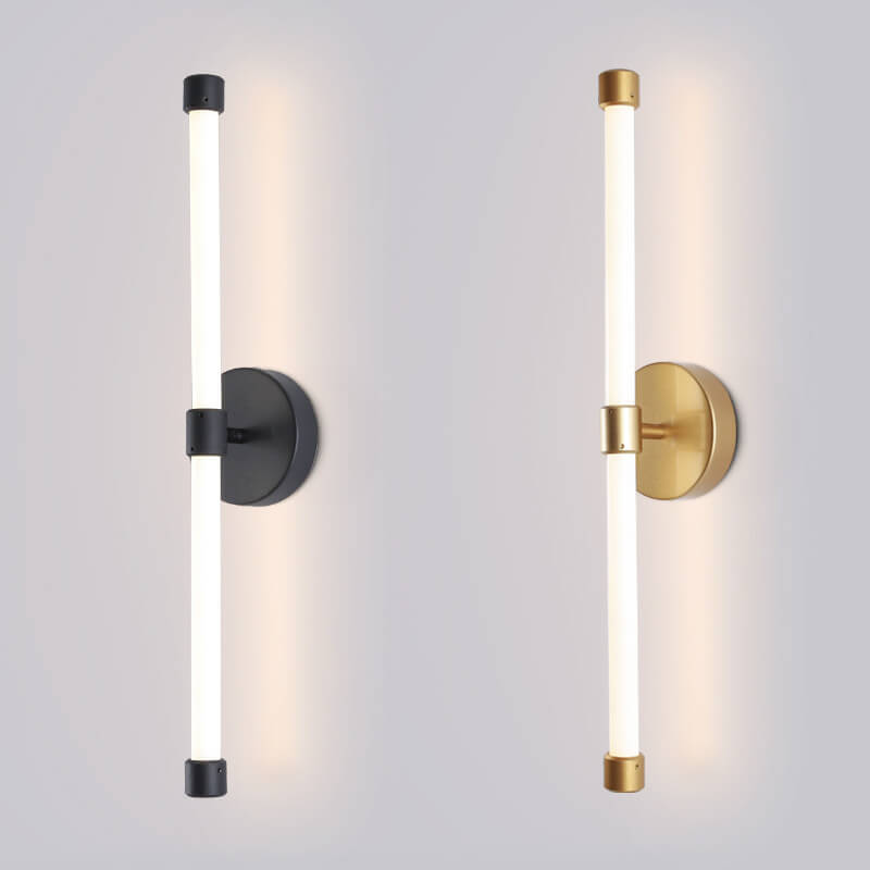 Lumiglo - Modern minimalist tubular LED wall lamp made of acrylic