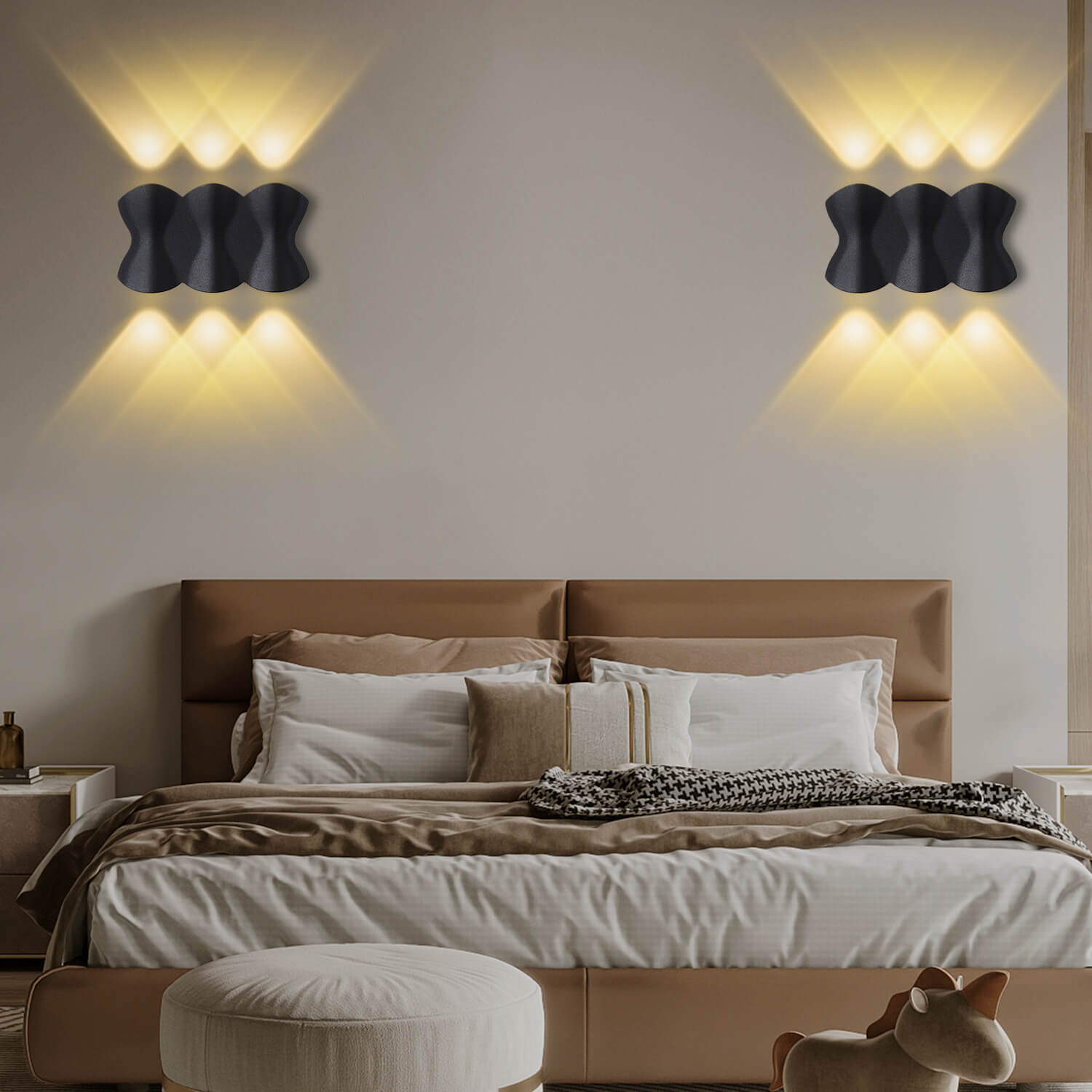 Solara - Modern waterproof LED outdoor wall lights made of aluminium