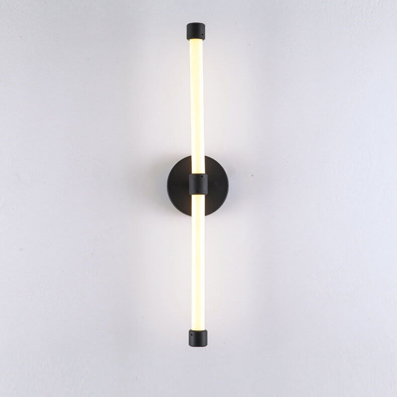 Lumiglo - Modern minimalist tubular LED wall lamp made of acrylic