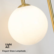 GloedGlas - Stylish Glass Wall Light with 2 Lights