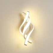 LumiVibe - Contemporary Spiral LED Wall Light with 1 Light