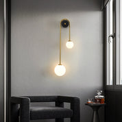 GloedGlas - Stylish Glass Wall Light with 2 Lights