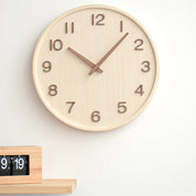 GlowWood - Stylish Wooden Wall Clock for Home