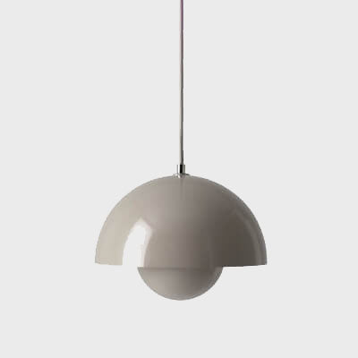 Half-Round Scandinavian Pendant Light Macaron