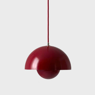Half-Round Scandinavian Pendant Light Macaron