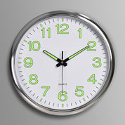 LightSilence - Silent Classroom Wall Clock with LED Lighting 12 inch