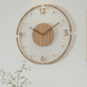 TimeWood - Nordic Stylish Solid Wood Wall Clock 14 Inch