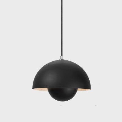Half-Round Scandinavian Pendant Light Macaron