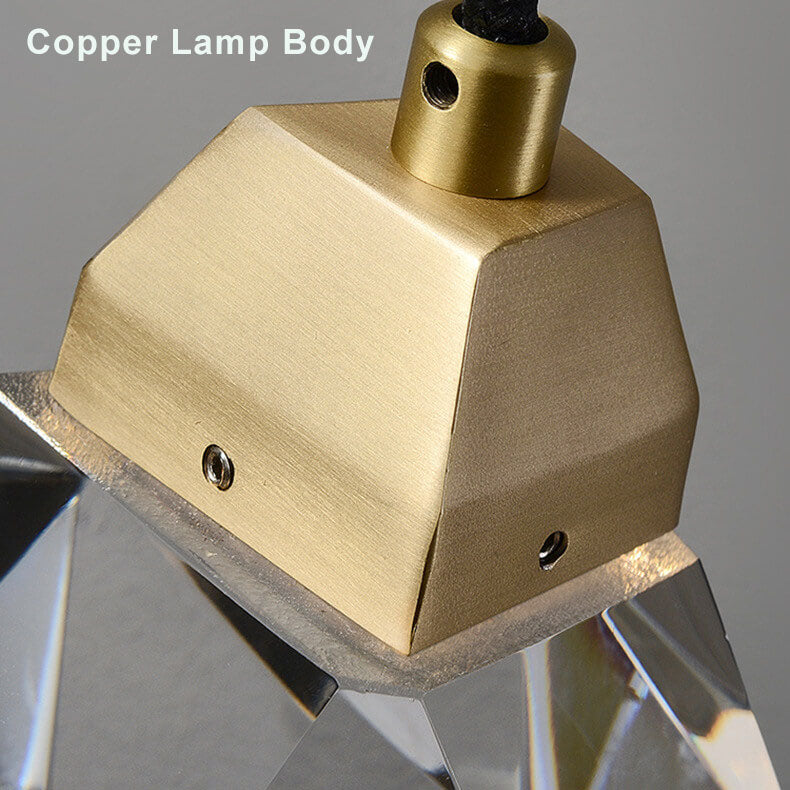 LuxorLicht - Modern wall lamp with crystals and LED lighting