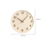 GlowWood - Stylish Wooden Wall Clock for Home
