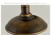 EisenGlow - Retro outdoor wall lamp with 1 iron light dome