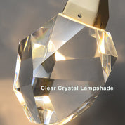 LuxorLicht - Modern wall lamp with crystals and LED lighting