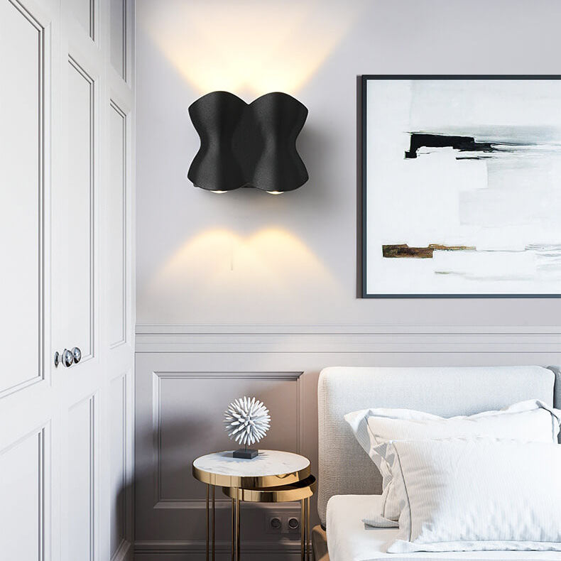 Solara - Modern waterproof LED outdoor wall lights made of aluminium