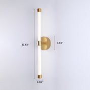 Lumiglo - Modern minimalist tubular LED wall lamp made of acrylic