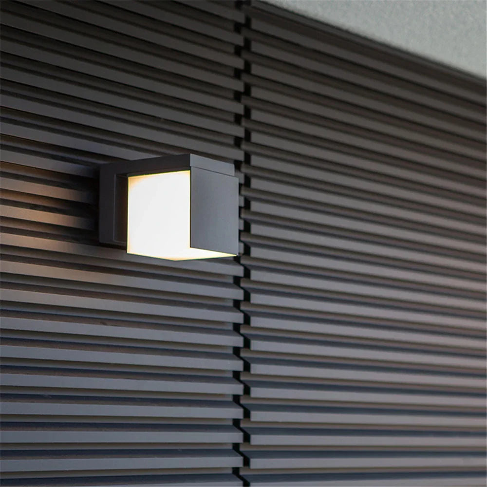 GlowGuard - Modern LED Wall Lamp for Outdoors