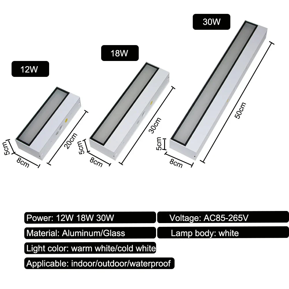 AluAura - Waterproof Outdoor Wall Lights