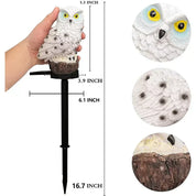 Owlight - Solar Garden Light with Decorative Pole