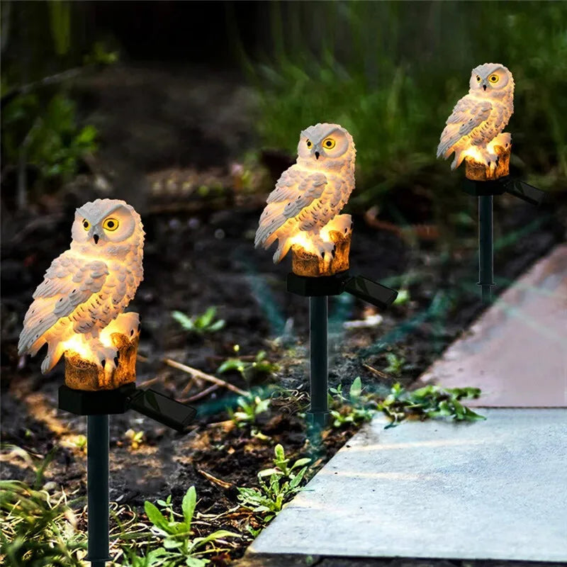 Owlight - Solar Garden Light with Decorative Pole