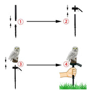 Owlight - Solar Garden Light with Decorative Pole