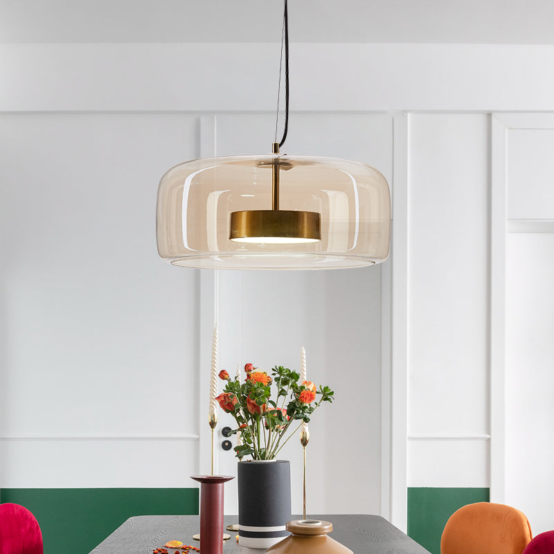 VerreElegance - Modern Pendant Light for Hotel Interiors